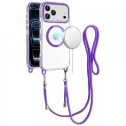 iPhone 17 Pro Max Transparent HQ Clear Line Design Edged Hybrid [Magnetic Circle] with Matching