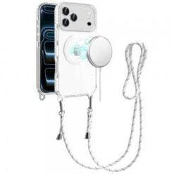 iPhone 17 Pro Max Transparent HQ Clear Line Design Edged Hybrid [Magnetic Circle] with Matching
