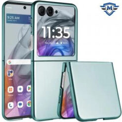 Motorola Razr 2025 2024 METKASE Flip Snap On Premium Matte Finish Case Cover in Slide-Out Packag