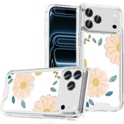 iPhone 17 Pro Max Beautiful TPU Designs Case Case - Minimalist Large Daisy