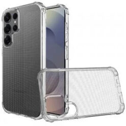 Samsung s26 Ultra Shockproof Transparent Thick TPU Case Cover - Clear