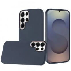 Samsung s26 Ultra Classy Slick Chromed Around Hybrid Case Cover - Dark Blue