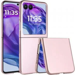 Motorola Razr+ Plus 2024 Flip Snap On Premium Matte Finish Case Cover - Rose Gold