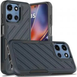 For Moto G 5G 2025/2026 - G Play 2026 - Noble lined shockproof dual layer hybrid - Blue/Black