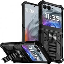Motorola Razr 2025 2024 Machine Design Hybrid with Kickstand - Black