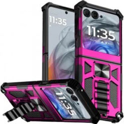 Motorola Razr 2025 2024 Machine Design Hybrid with Kickstand - Hot Pink