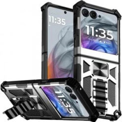 Motorola Razr 2025 2024 Machine Design Hybrid with Kickstand - Silver