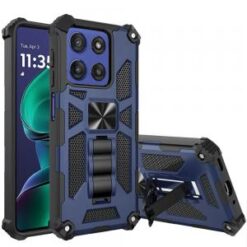 Moto G Stylus 5G 2026/2025 Machine Design Hybrid with Kickstand - Dark Blue