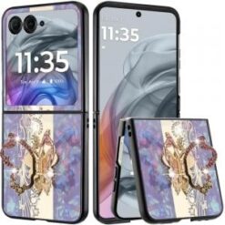 Motorola Razr 2025 2024 SPLENDID Diamond Glitter Ornaments Engraving Case Cover - Enchanted Butt