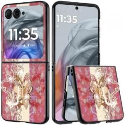 Motorola Razr 2025 2024 SPLENDID Diamond Glitter Ornaments Engraving Case Cover - Enchanted Butt