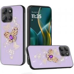Moto G Stylus 5G 2026/2025 SPLENDID Diamond Glitter Ornaments Engraving Case Cover - Garden Butt