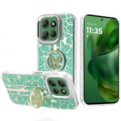 Moto G Power 2026/2025 Splendid Floral Designs with Metal Camera and Buttons with Butterfly Ring