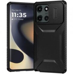 Motorola Edge 2025 Ultimate U Design Hybrid with Camera Window Covering - Black