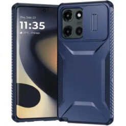 Motorola Edge 2025 Ultimate U Design Hybrid with Camera Window Covering - Dark Blue