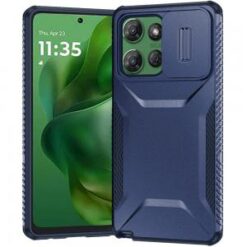 Moto G Power 2026/2025 Ultimate U Design Hybrid with Camera Window Covering - Dark Blue